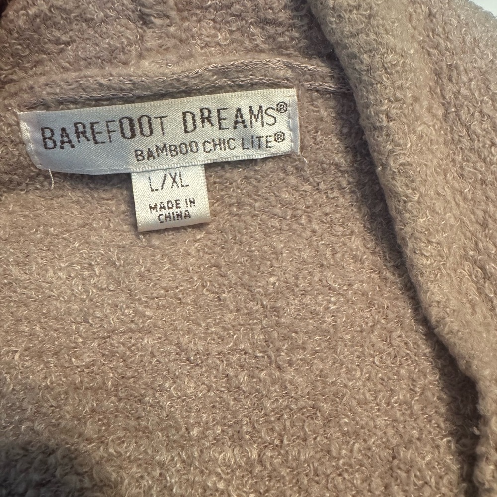 Barefoot Dreams Cozy Tan Bamboo Chic Lite Cardigan